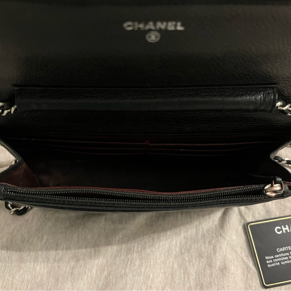 Chanel Wallet on Chain WOC Black Caviar Silver Hardware - Picture 8 of 10
